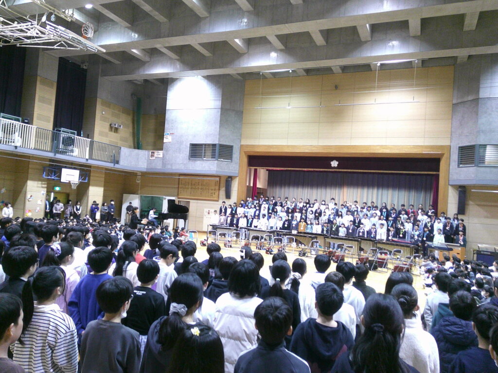 ６年生を送る会